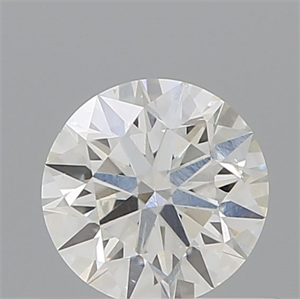 Picture of Natural Diamond 0.53 Carats, Round with Excellent Cut, H Color, SI1 Clarity and Certified by IGI