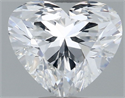 Natural Diamond 0.54 Carats, Heart with  Cut, G Color, VS2 Clarity and Certified by GIA