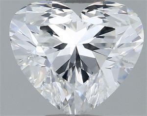 Picture of Natural Diamond 0.54 Carats, Heart with  Cut, G Color, VS2 Clarity and Certified by GIA