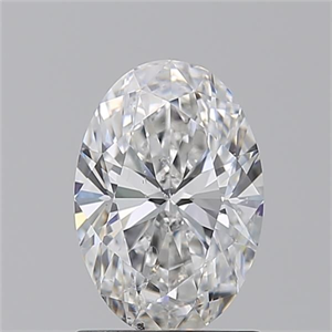 Picture of Natural Diamond 1.30 Carats, Oval with  Cut, F Color, SI1 Clarity and Certified by GIA