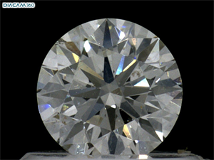 Foto Diamante Natural 0.50 quilates, Redondo , Color J, claridad SI2 y certificado GIA de