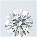 Lab Grown Diamond 3.03 Carats, Round with Ideal Cut, E Color, VVS2 Clarity and Certified by IGI