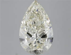 Picture of Natural Diamond 7.01 Carats, Pear with  Cut, K Color, VVS2 Clarity and Certified by IGI