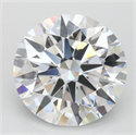 Del inventario de diamantes de laboratorio, 3.98 quilates, Redondo , Color D, claridad IF y certificado IGI