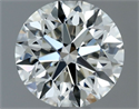 Natural Diamond 0.70 Carats, Round with Very Good Cut, H Color, VVS1 Clarity and Certified by IGI