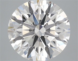 Picture of Lab Grown Diamond 3.70 Carats, Round with Ideal Cut, G Color, VS1 Clarity and Certified by IGI
