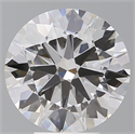 Lab Grown Diamond 5.06 Carats, Round with Ideal Cut, F Color, VVS2 Clarity and Certified by IGI
