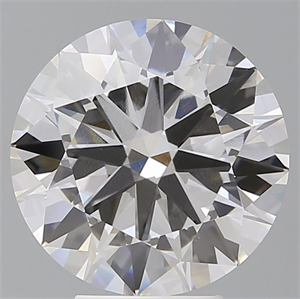 Picture of Lab Grown Diamond 5.06 Carats, Round with Ideal Cut, F Color, VVS2 Clarity and Certified by IGI