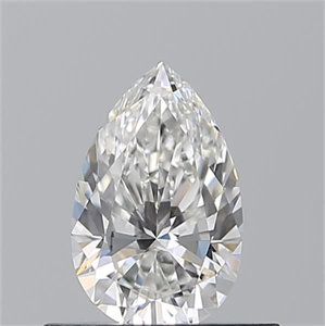 Picture of Natural Diamond 0.50 Carats, Pear with  Cut, G Color, VVS1 Clarity and Certified by GIA