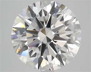 Picture of Natural Diamond 5.01 Carats, Round with Excellent Cut, D Color, SI1 Clarity and Certified by GIA