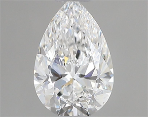 Picture of Natural Diamond 0.50 Carats, Pear with  Cut, E Color, SI1 Clarity and Certified by GIA