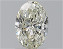 Diamante Natural 0.80 quilates, Ovalado , Color K, claridad VS2 y certificado GIA