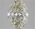 Natural Diamond 2.01 Carats, Oval with  Cut, K Color, VS1 Clarity and Certified by GIA