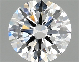 Picture of Lab Grown Diamond 0.97 Carats, Round with Ideal Cut, E Color, VS1 Clarity and Certified by IGI