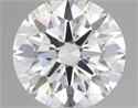 Lab Grown Diamond 1.06 Carats, Round with Ideal Cut, D Color, VVS2 Clarity and Certified by IGI