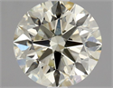Natural Diamond 0.70 Carats, Round with Excellent Cut, L Color, SI1 Clarity and Certified by GIA
