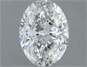 Natural Diamond 0.90 Carats, Oval with  Cut, G Color, VS2 Clarity and Certified by GIA