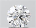 Lab Grown Diamond 1.25 Carats, Round with Ideal Cut, D Color, VVS2 Clarity and Certified by IGI