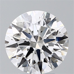Picture of Lab Grown Diamond 3.73 Carats, Round with Ideal Cut, E Color, VVS2 Clarity and Certified by IGI