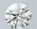 Natural Diamond 1.01 Carats, Round with Excellent Cut, K Color, VVS2 Clarity and Certified by IGI
