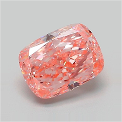Picture of Lab Grown Diamond 2.25 Carats, CUSHION MODIFIED with  Cut, Fancy Vivid Pink Color, VVS2 Clarity and Certified by IGI