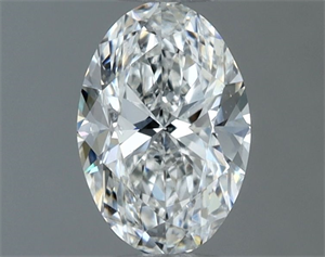 Picture of Natural Diamond 0.50 Carats, Oval with  Cut, G Color, SI1 Clarity and Certified by GIA