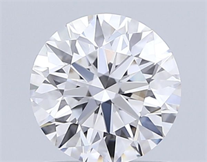 Picture of Lab Grown Diamond 1.06 Carats, Round with Ideal Cut, D Color, VVS1 Clarity and Certified by IGI