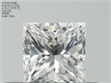 Natural Diamond 0.30 Carats, Princess with  Cut, F Color, VVS2 Clarity and Certified by GIA