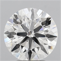 Lab Grown Diamond 3.45 Carats, Round with Ideal Cut, F Color, VS2 Clarity and Certified by IGI