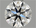 Natural Diamond 0.70 Carats, Round with Very Good Cut, F Color, SI1 Clarity and Certified by GIA