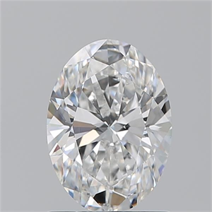 Picture of Natural Diamond 1.20 Carats, Oval with  Cut, E Color, VS1 Clarity and Certified by GIA