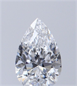 Diamante Natural 0.46 quilates, De pera , Color D, claridad VVS1 y certificado GIA