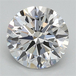 Picture of Lab Grown Diamond 1.52 Carats, Round with Ideal Cut, E Color, VS1 Clarity and Certified by IGI