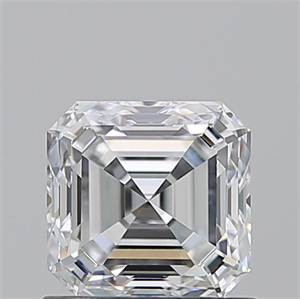 Picture of Natural Diamond 1.01 Carats, Asscher with  Cut, E Color, VVS1 Clarity and Certified by GIA