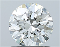 Natural Diamond 0.87 Carats, Round with Excellent Cut, I Color, VS2 Clarity and Certified by GIA