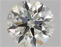 Natural Diamond 0.80 Carats, Round with Excellent Cut, J Color, SI1 Clarity and Certified by GIA