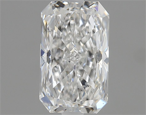 Picture of Natural Diamond 0.71 Carats, Radiant with  Cut, F Color, SI1 Clarity and Certified by GIA