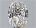 Natural Diamond 1.20 Carats, Oval with  Cut, G Color, SI2 Clarity and Certified by GIA