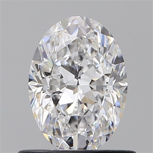 Picture of Natural Diamond 0.70 Carats, Oval with  Cut, D Color, VS2 Clarity and Certified by GIA