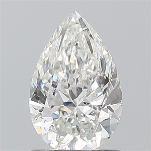 Picture of Natural Diamond 1.00 Carats, Pear with  Cut, G Color, SI2 Clarity and Certified by GIA