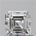 Natural Diamond 0.90 Carats, Asscher with  Cut, G Color, VS1 Clarity and Certified by GIA