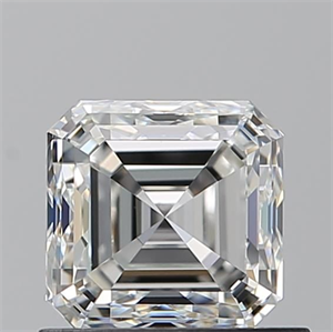Picture of Natural Diamond 0.90 Carats, Asscher with  Cut, G Color, VS1 Clarity and Certified by GIA
