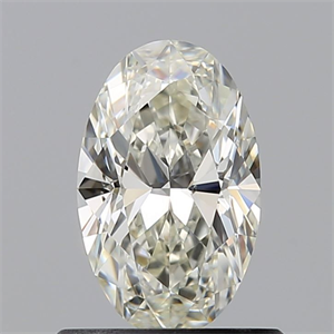 Picture of Natural Diamond 0.70 Carats, Oval with  Cut, K Color, SI2 Clarity and Certified by GIA