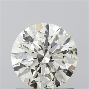 Picture of Natural Diamond 1.00 Carats, Round with Excellent Cut, K Color, I1 Clarity and Certified by GIA