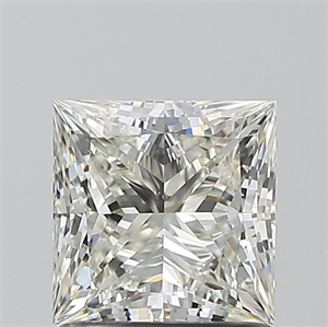 Picture of Natural Diamond 1.20 Carats, Princess with  Cut, K Color, SI1 Clarity and Certified by GIA
