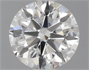Natural Diamond 0.80 Carats, Round with Excellent Cut, F Color, VVS1 Clarity and Certified by GIA