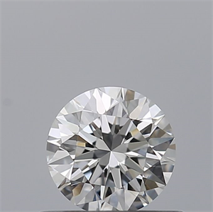 Picture of Natural Diamond 0.40 Carats, Round with Excellent Cut, F Color, VVS1 Clarity and Certified by GIA