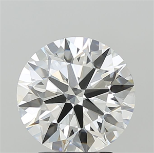Picture of Lab Grown Diamond 3.02 Carats, Round with Ideal Cut, F Color, VS1 Clarity and Certified by IGI