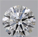 Lab Grown Diamond 1.02 Carats, Round with Ideal Cut, D Color, VVS1 Clarity and Certified by IGI