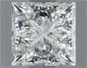Natural Diamond 1.01 Carats, Princess with  Cut, H Color, VS1 Clarity and Certified by IGI